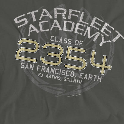 Charcoal - Pack Shot - Star Trek Unisex Adult Graduation Captain Sisko T-Shirt