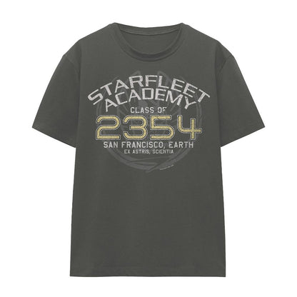 Charcoal - Front - Star Trek Unisex Adult Graduation Captain Sisko T-Shirt