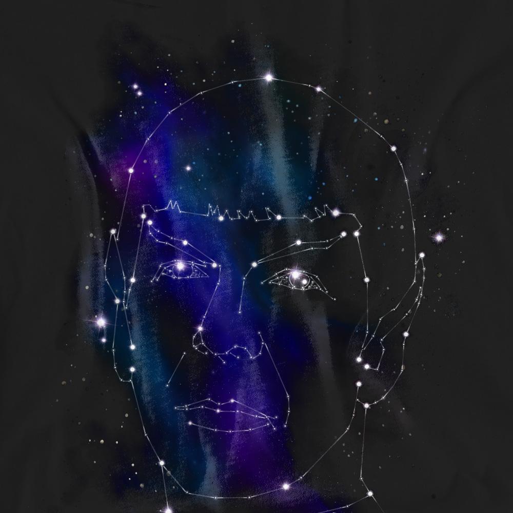 Black - Pack Shot - Star Trek Unisex Adult Spock Constellations T-Shirt