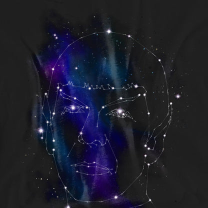 Black - Pack Shot - Star Trek Unisex Adult Spock Constellations T-Shirt