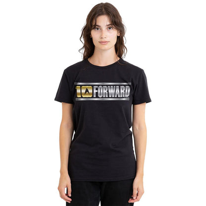 Black - Side - Star Trek Unisex Adult Ten Forward T-Shirt