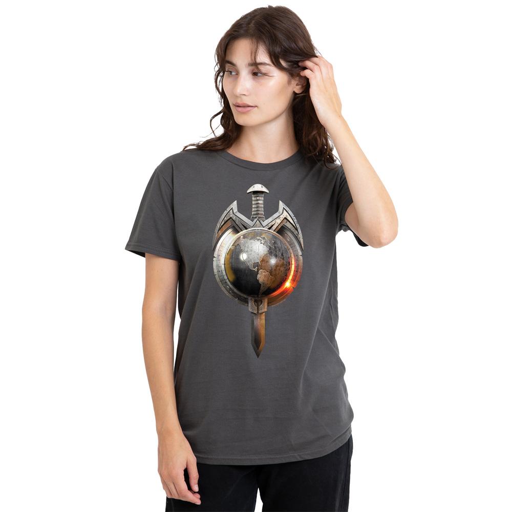 Charcoal - Side - Star Trek Unisex Adult Terran Empire T-Shirt