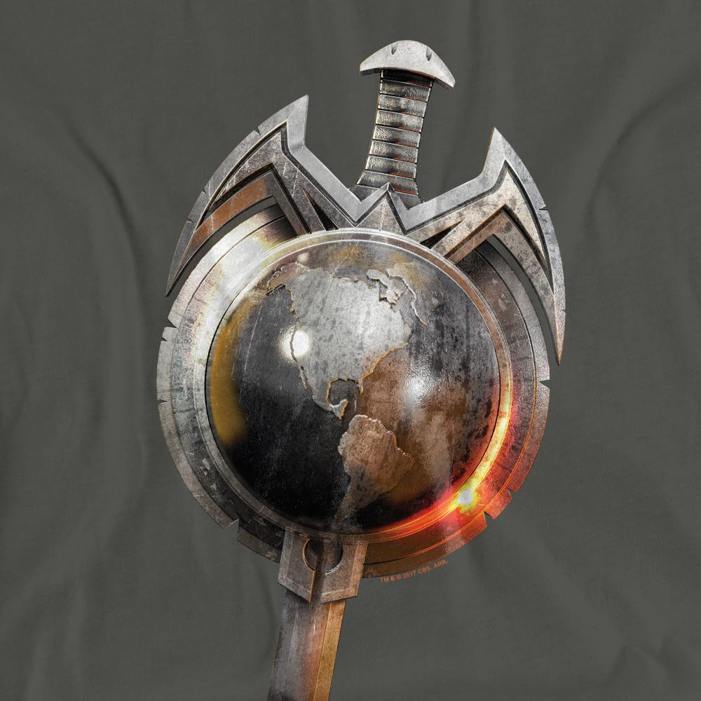 Charcoal - Pack Shot - Star Trek Unisex Adult Terran Empire T-Shirt