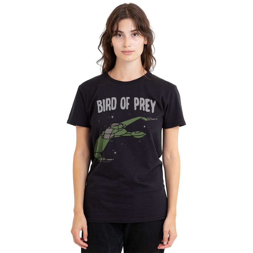 Black - Side - Star Trek Unisex Adult The Bird of War T-Shirt