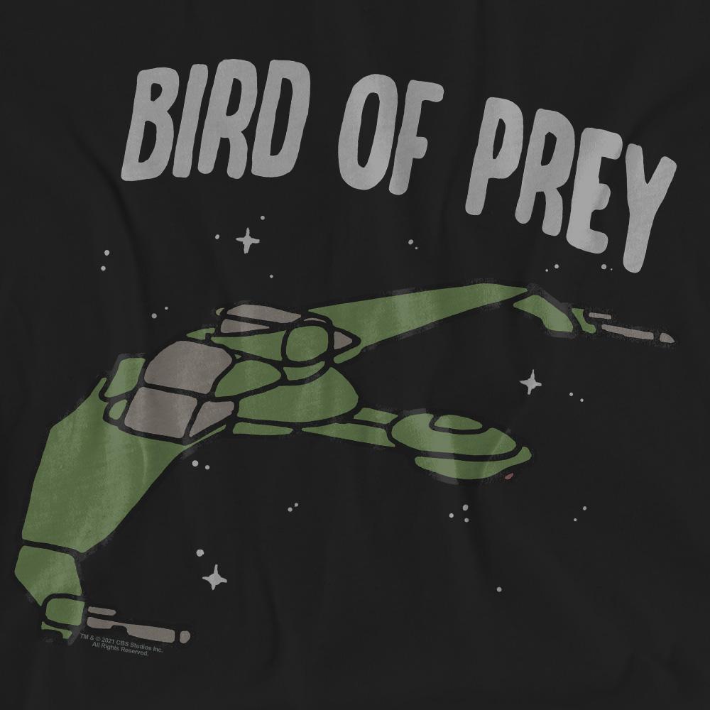 Black - Pack Shot - Star Trek Unisex Adult The Bird of War T-Shirt