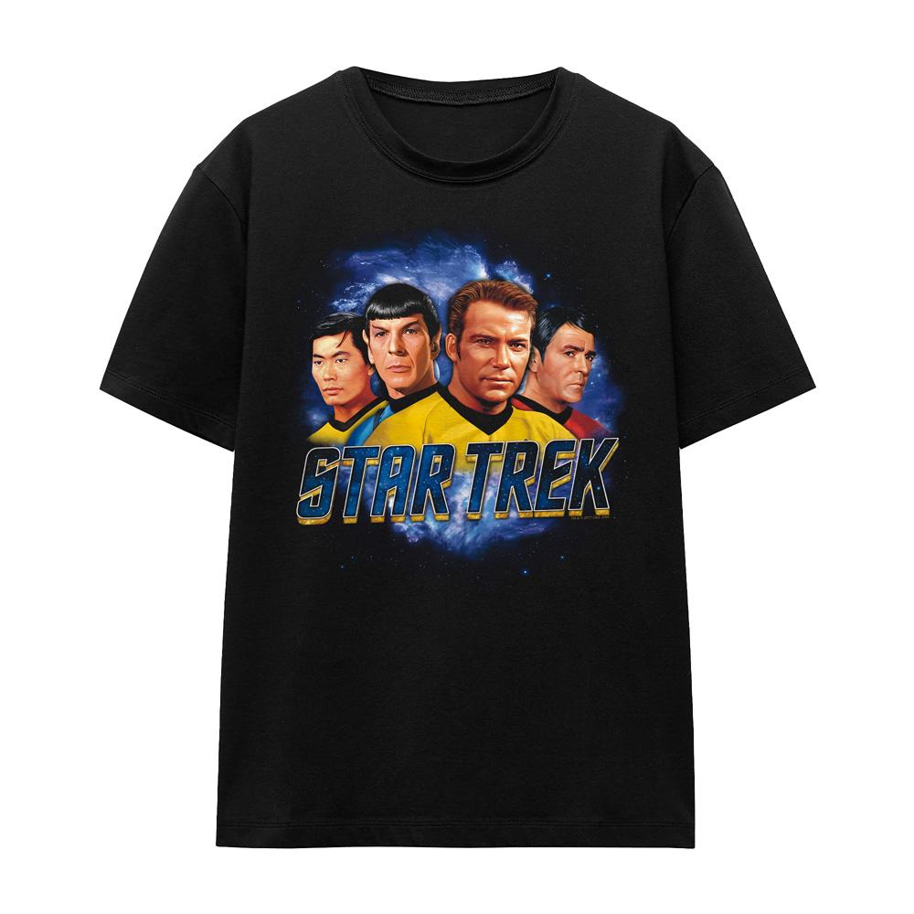 Black - Front - Star Trek Unisex Adult The Boys T-Shirt