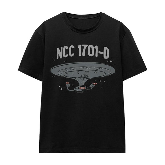 Black - Front - Star Trek Unisex Adult The Next Generation T-Shirt