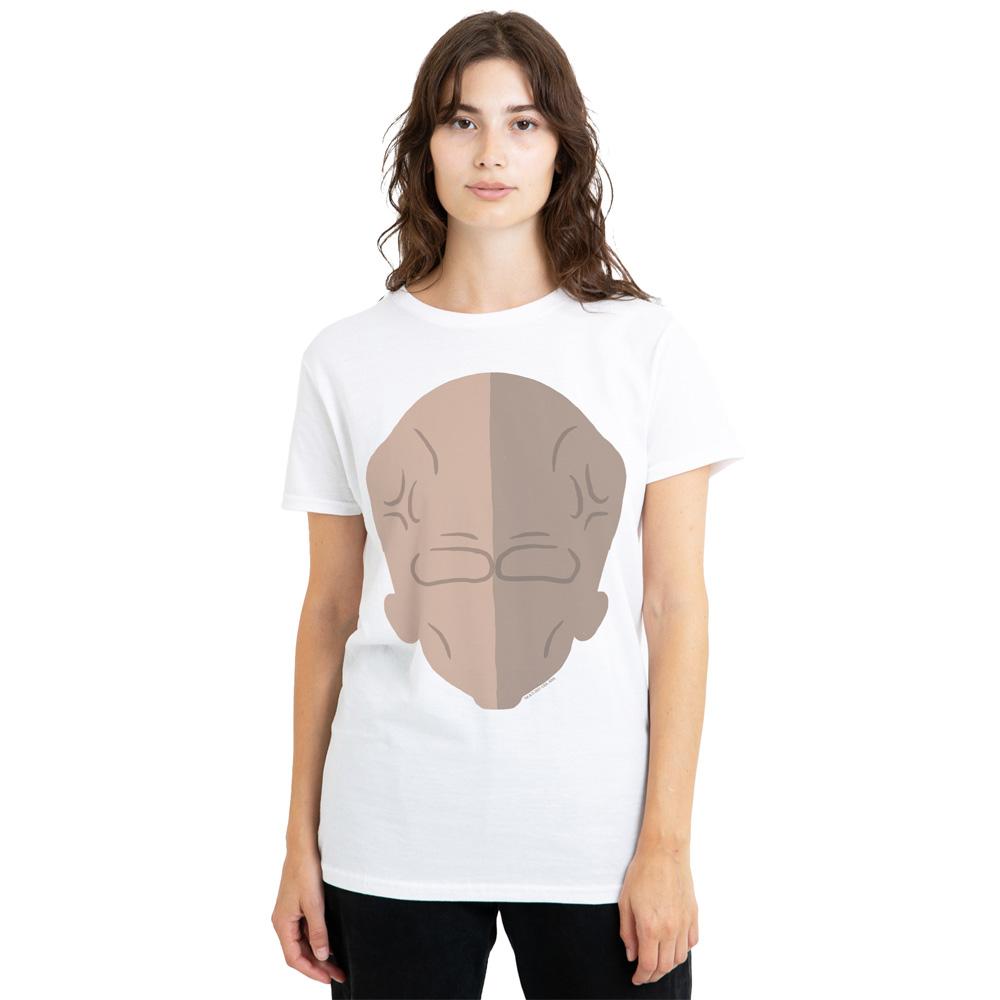 White - Side - Star Trek Unisex Adult The Talosian T-Shirt