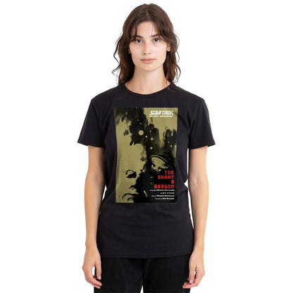 Black - Side - Star Trek Unisex Adult The Next Generation Season 1 Episode 16 T-Shirt