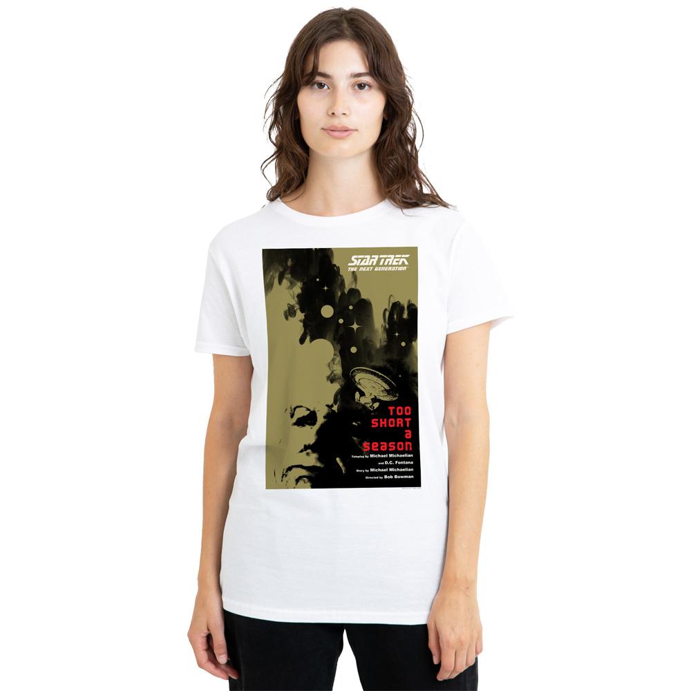White - Lifestyle - Star Trek Unisex Adult The Next Generation Season 1 Episode 16 T-Shirt