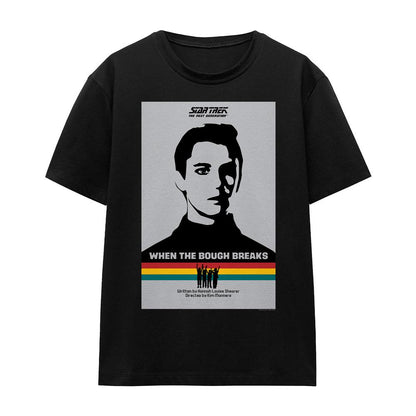 Black - Front - Star Trek Unisex Adult The Next Generation Season 1 Episode 17 T-Shirt