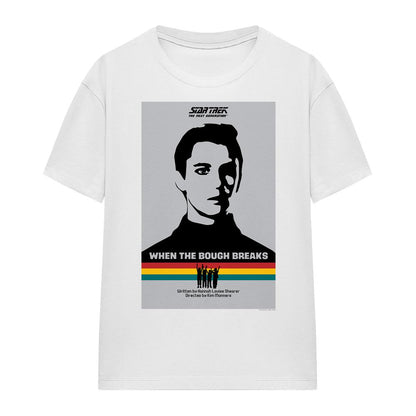 White - Front - Star Trek Unisex Adult The Next Generation Season 1 Episode 17 T-Shirt