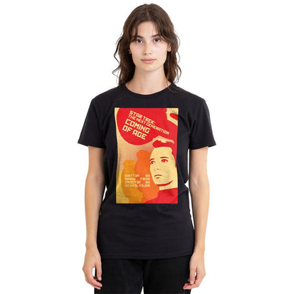 Black - Side - Star Trek Unisex Adult The Next Generation Season 1 Episode 19 T-Shirt