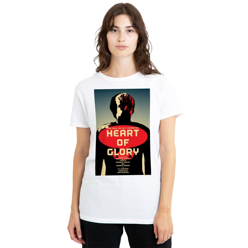 White - Side - Star Trek Unisex Adult The Next Generation Season 1 Episode 20 T-Shirt