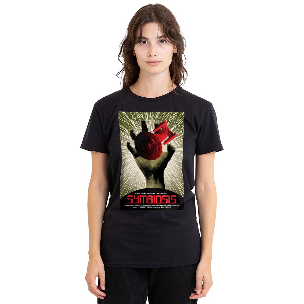 Black - Side - Star Trek Unisex Adult The Next Generation Season 1 Episode 22 T-Shirt