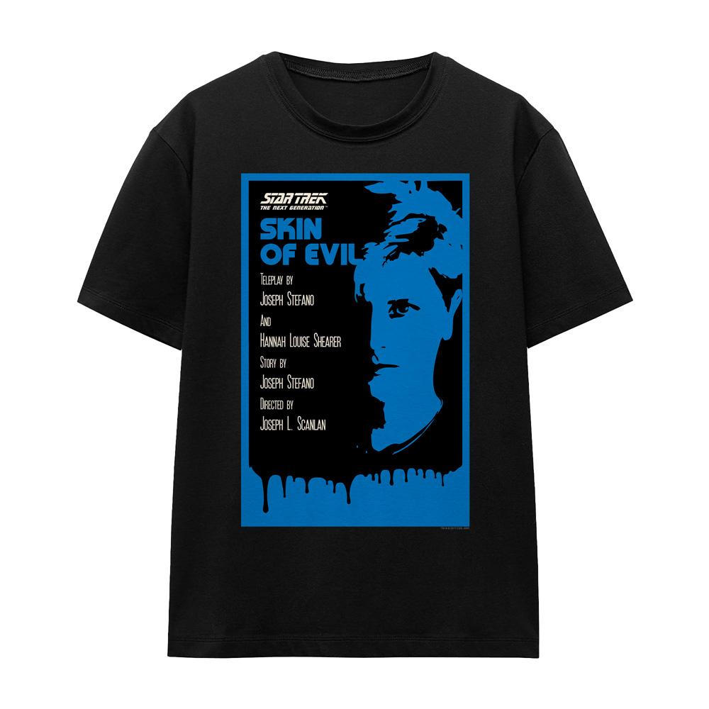 Black - Front - Star Trek Unisex Adult The Next Generation Season 1 Episode 23 T-Shirt