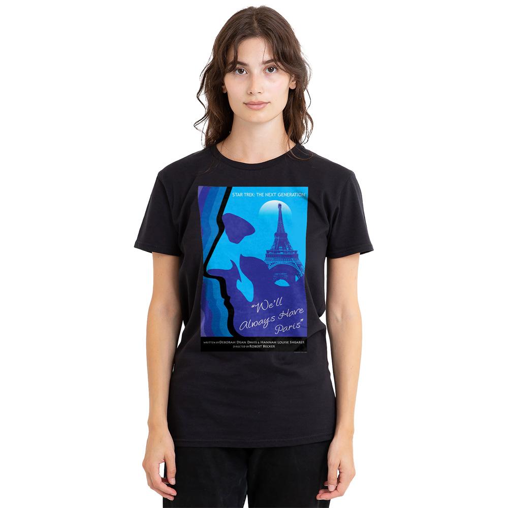 Black - Side - Star Trek Unisex Adult The Next Generation Season 1 Episode 24 T-Shirt