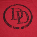 Red - Side - Daredevil Mens Logo Heather T-Shirt