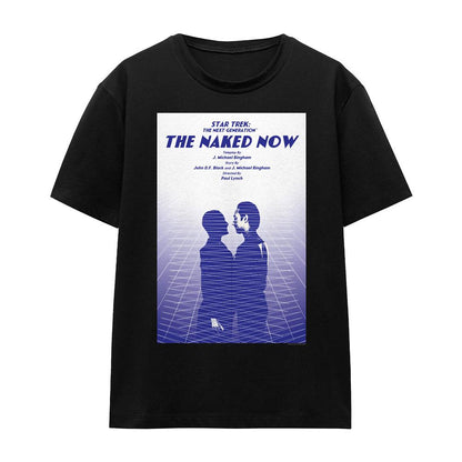 Black - Front - Star Trek Unisex Adult The Next Generation Season 1 Episode 3 T-Shirt