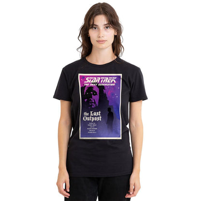 Black - Side - Star Trek Unisex Adult The Next Generation Season 1 Episode 5 T-Shirt