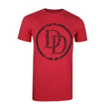 Red - Front - Daredevil Mens Logo Heather T-Shirt