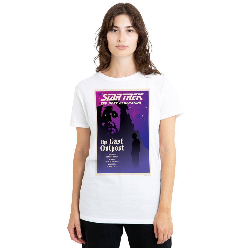 White - Side - Star Trek Unisex Adult The Next Generation Season 1 Episode 5 T-Shirt