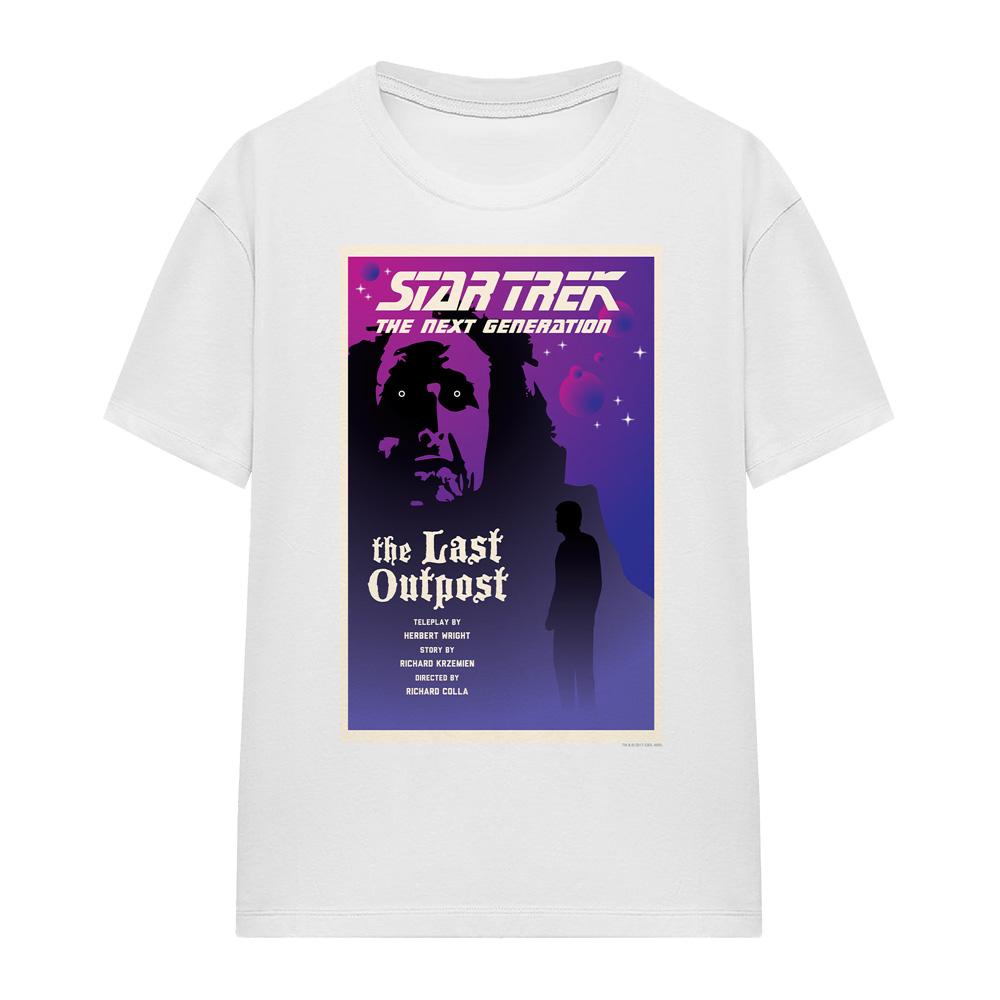 White - Front - Star Trek Unisex Adult The Next Generation Season 1 Episode 5 T-Shirt