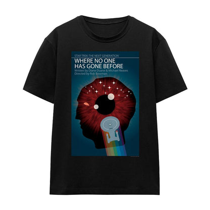 Black - Front - Star Trek Unisex Adult The Next Generation Season 1 Episode 6 T-Shirt
