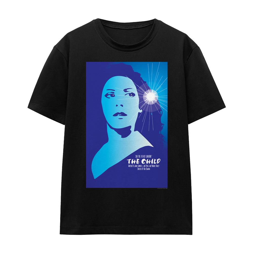 Black - Front - Star Trek Unisex Adult The Next Generation Season 2 Episode 1 T-Shirt