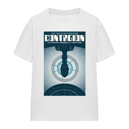 White - Front - Star Trek Unisex Adult The Next Generation Season 2 Episode 11 T-Shirt