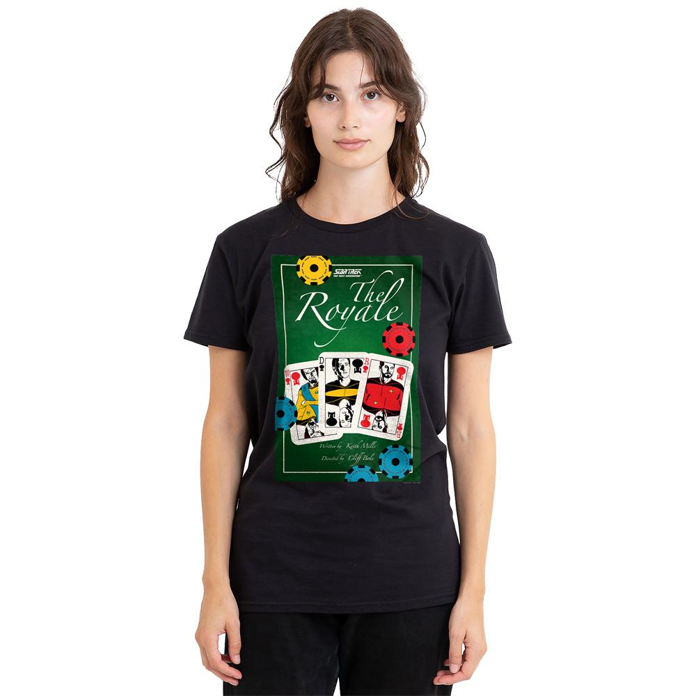 Black - Side - Star Trek Unisex Adult The Next Generation Season 2 Episode 12 T-Shirt
