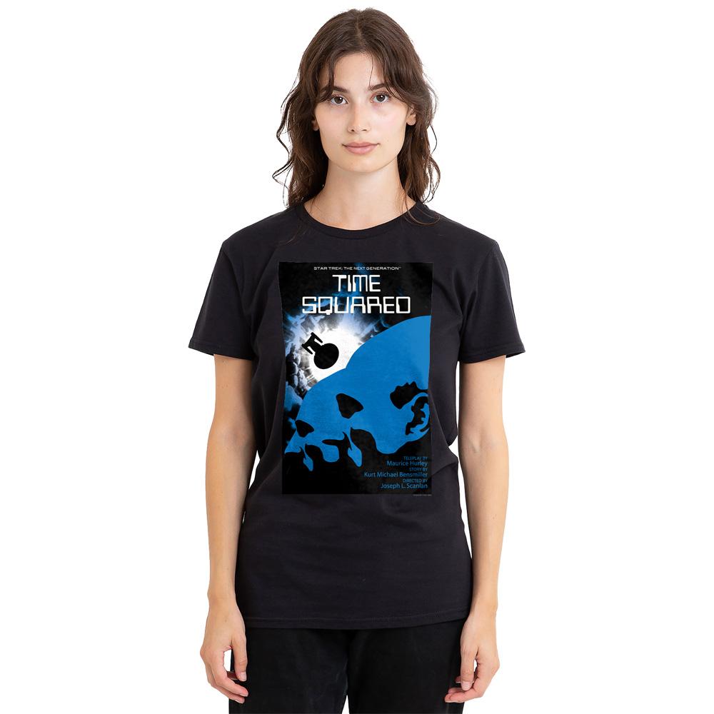 Black - Side - Star Trek Unisex Adult The Next Generation Season 2 Episode 13 T-Shirt