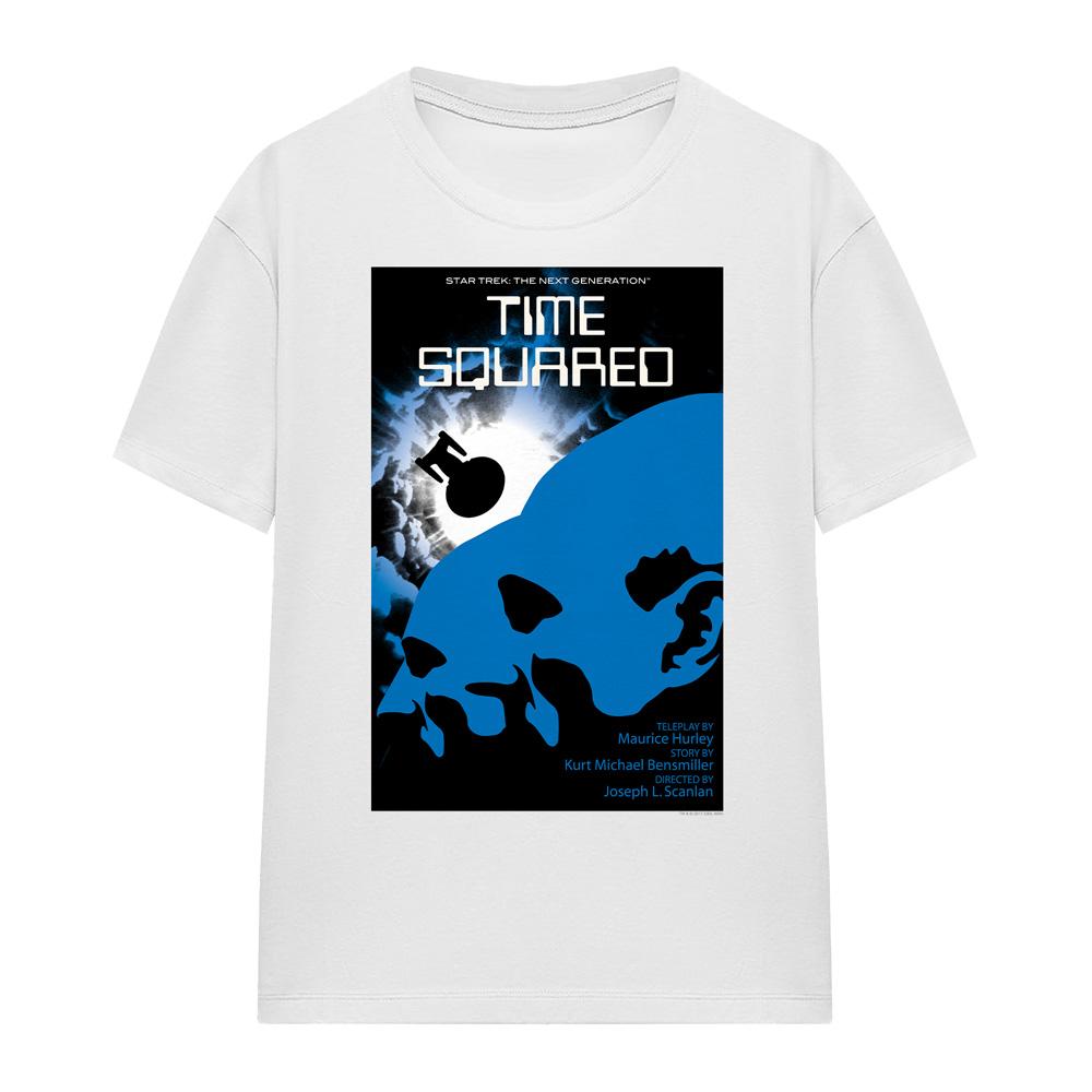 White - Front - Star Trek Unisex Adult The Next Generation Season 2 Episode 13 T-Shirt