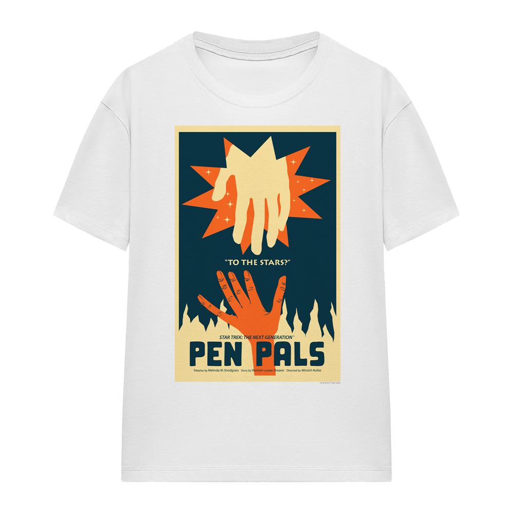 White - Front - Star Trek Unisex Adult The Next Generation Season 2 Episode 15 T-Shirt