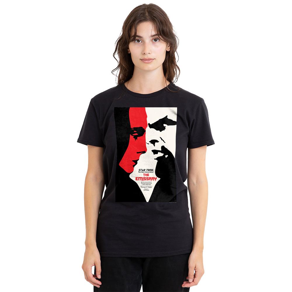 Black - Side - Star Trek Unisex Adult The Next Generation Season 2 Episode 20 T-Shirt