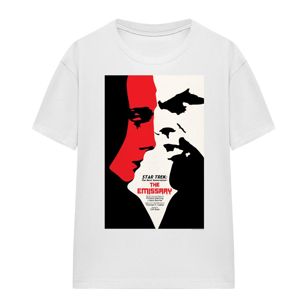 White - Front - Star Trek Unisex Adult The Next Generation Season 2 Episode 20 T-Shirt