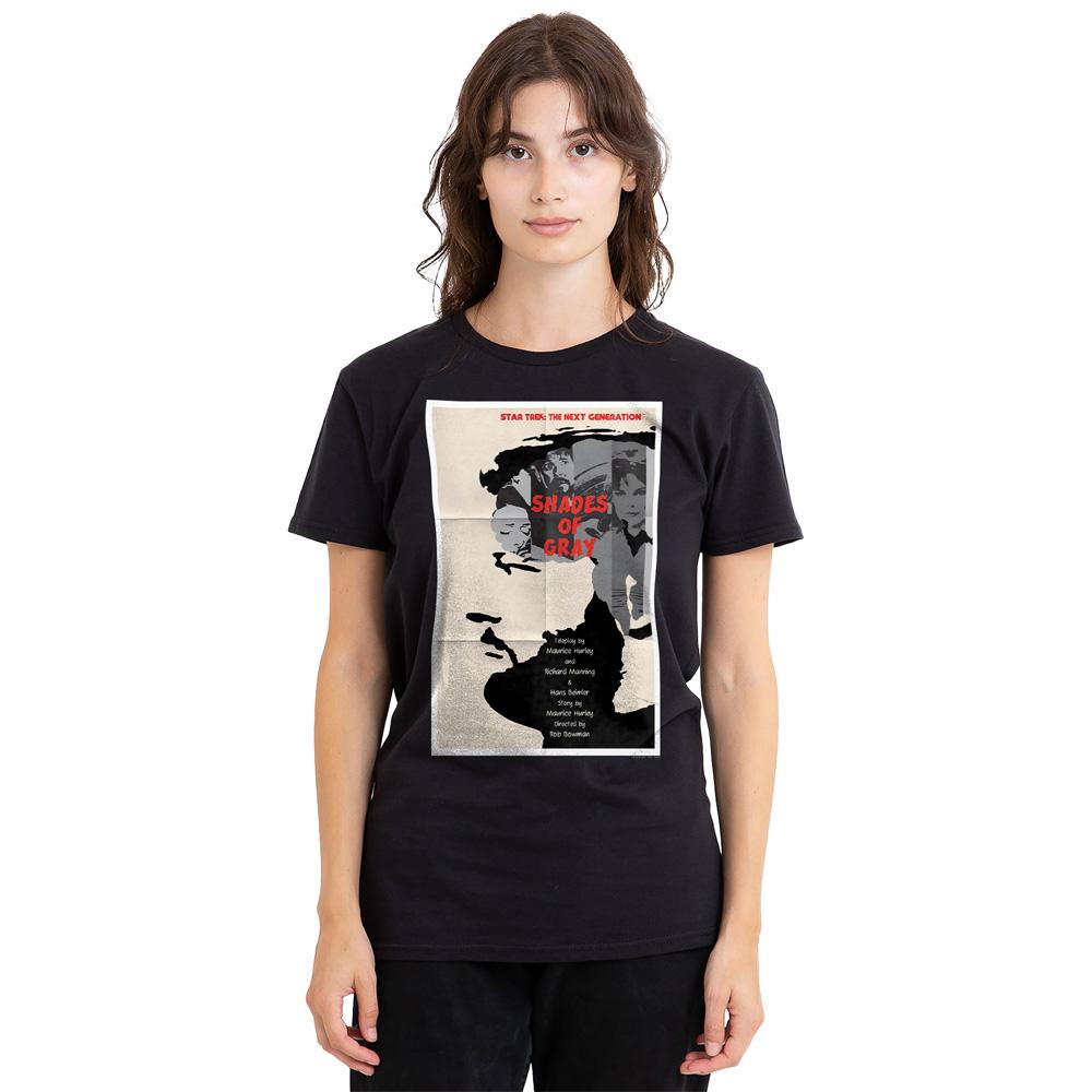 Black - Side - Star Trek Unisex Adult The Next Generation Season 2 Episode 22 T-Shirt