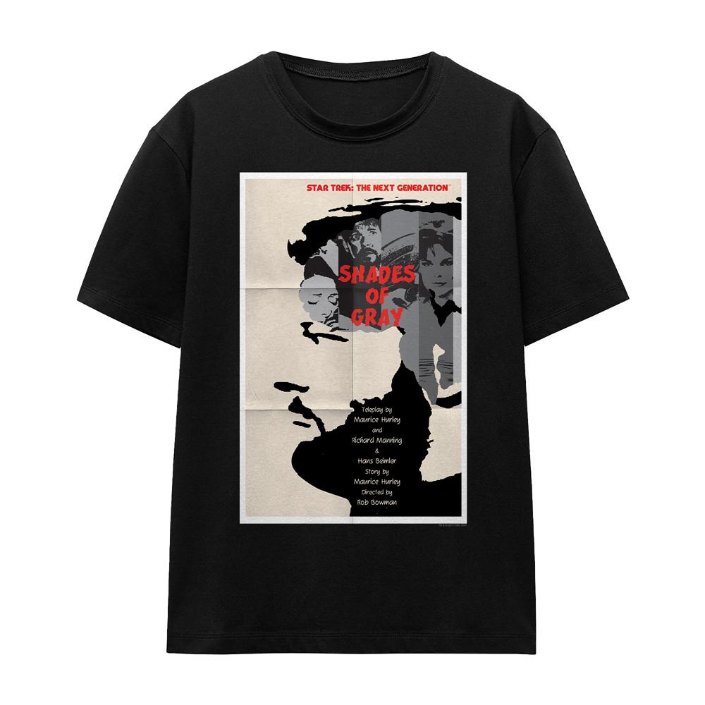 Black - Front - Star Trek Unisex Adult The Next Generation Season 2 Episode 22 T-Shirt