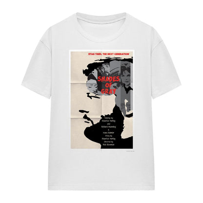 White - Front - Star Trek Unisex Adult The Next Generation Season 2 Episode 22 T-Shirt