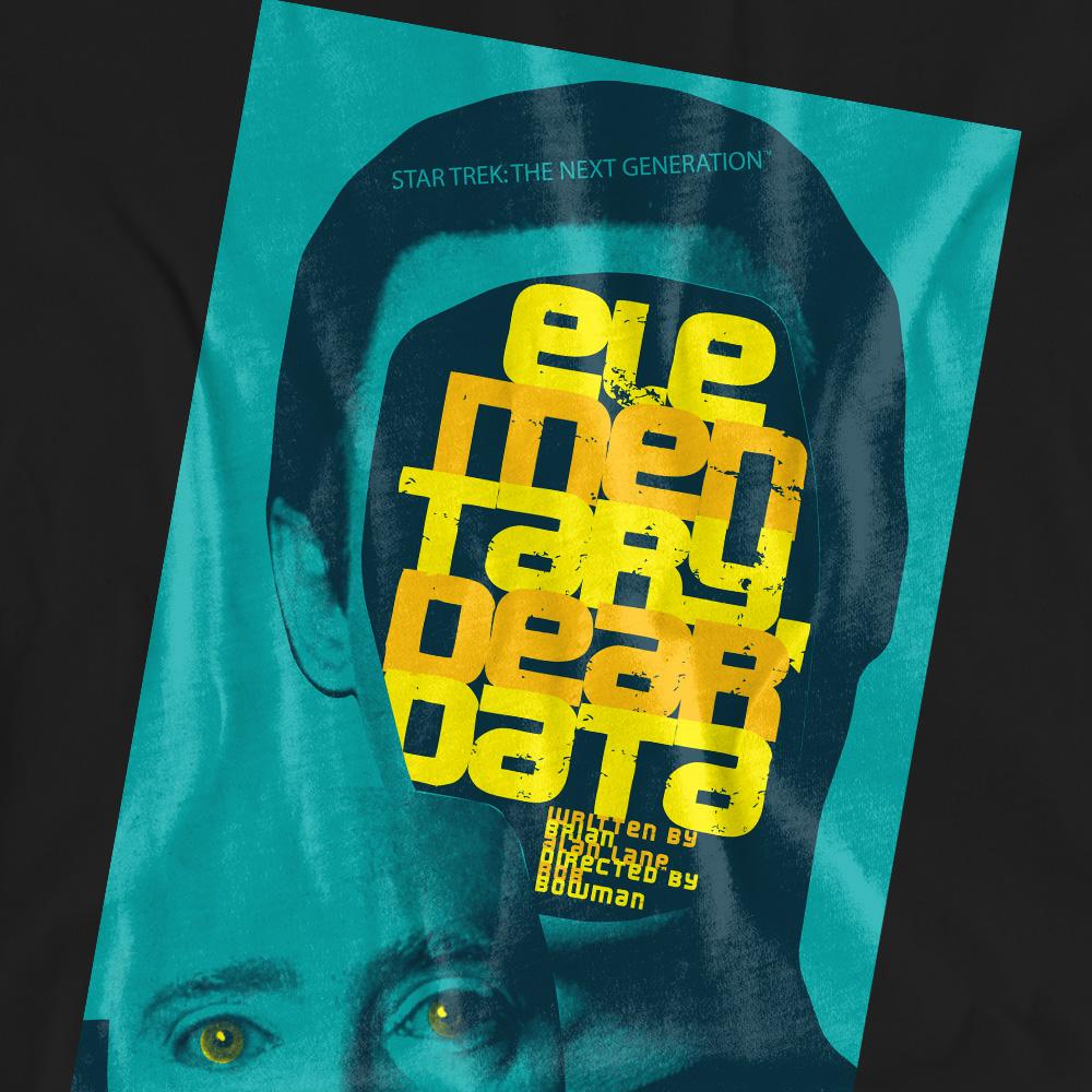 Black - Pack Shot - Star Trek Unisex Adult The Next Generation Season 2 Episode 3 T-Shirt