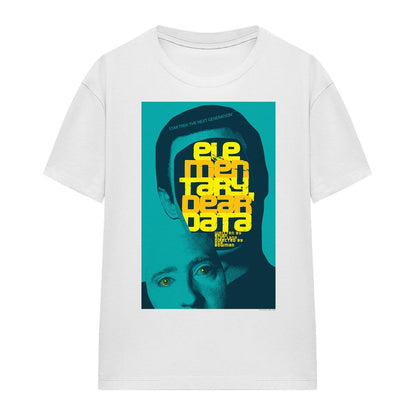 White - Front - Star Trek Unisex Adult The Next Generation Season 2 Episode 3 T-Shirt