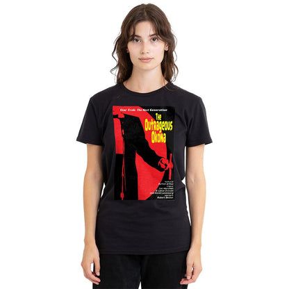 Black - Side - Star Trek Unisex Adult The Next Generation Season 2 Episode 4 T-Shirt