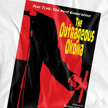 White - Pack Shot - Star Trek Unisex Adult The Next Generation Season 2 Episode 4 T-Shirt