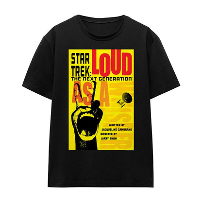 Black - Front - Star Trek Unisex Adult The Next Generation Season 2 Episode 5 T-Shirt