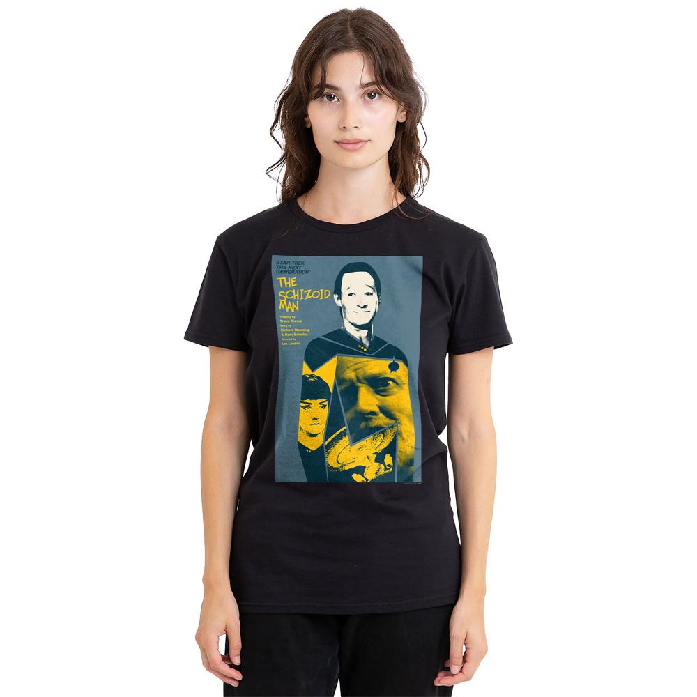 Black - Side - Star Trek Unisex Adult The Next Generation Season 2 Episode 6 T-Shirt