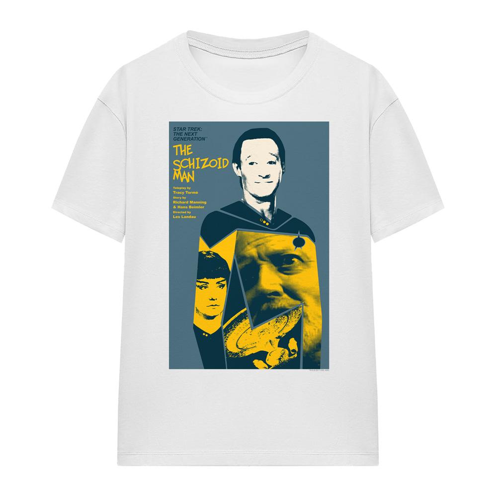 White - Front - Star Trek Unisex Adult The Next Generation Season 2 Episode 6 T-Shirt