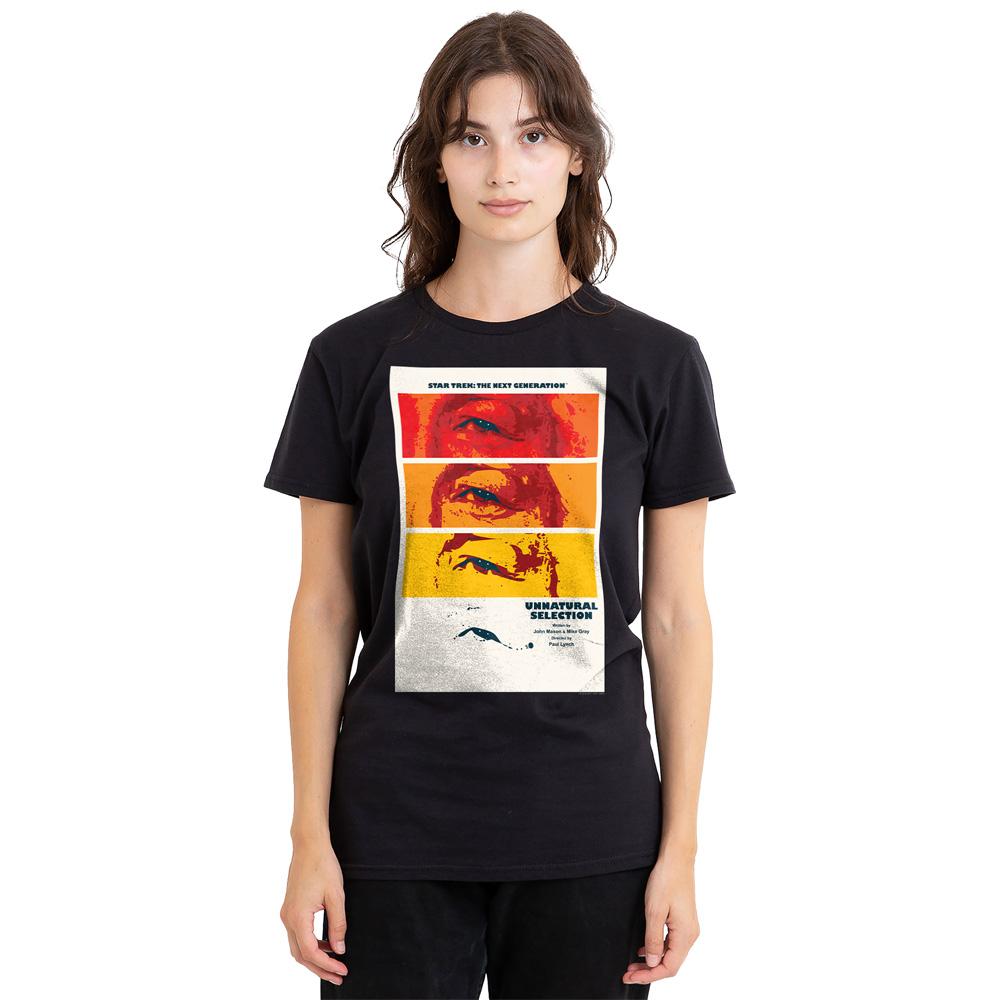 Black - Side - Star Trek Unisex Adult The Next Generation Season 2 Episode 7 T-Shirt