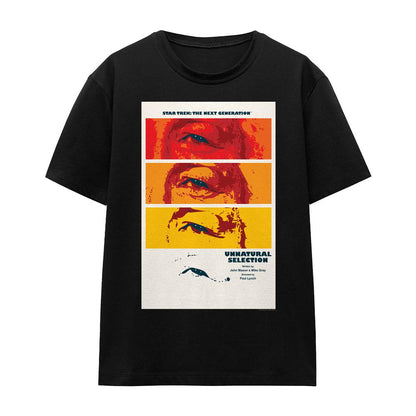 Black - Front - Star Trek Unisex Adult The Next Generation Season 2 Episode 7 T-Shirt