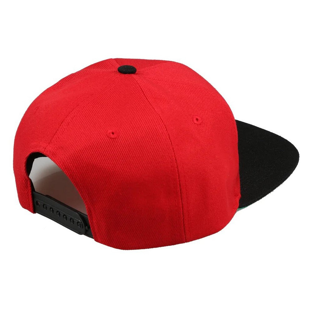 Red-Black-Yellow - Back - The Flash Mens Logo Snapback Cap