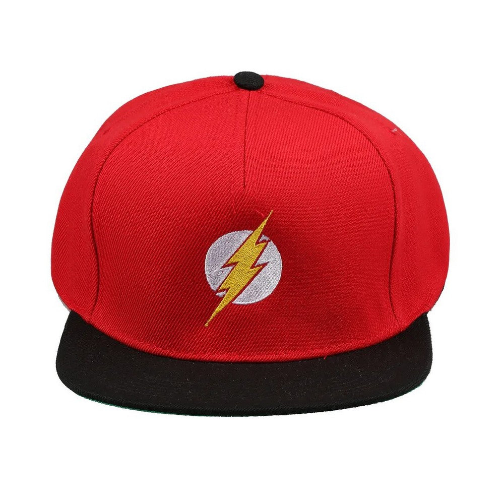 Red-Black-Yellow - Front - The Flash Mens Logo Snapback Cap